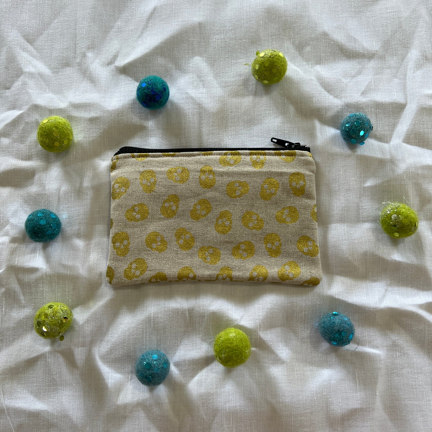 Golden Skull Coin Purse