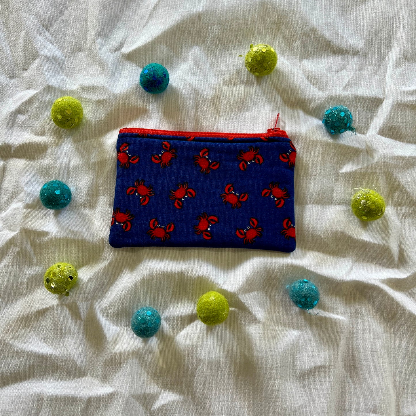 Red Crabs Coin Purse